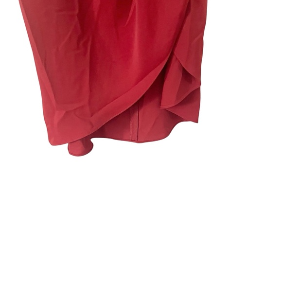 Lulus Reinette Midi Spaghetti Stap Rust Zippered Dress Women's Size Small NWT! - Picture 9 of 13